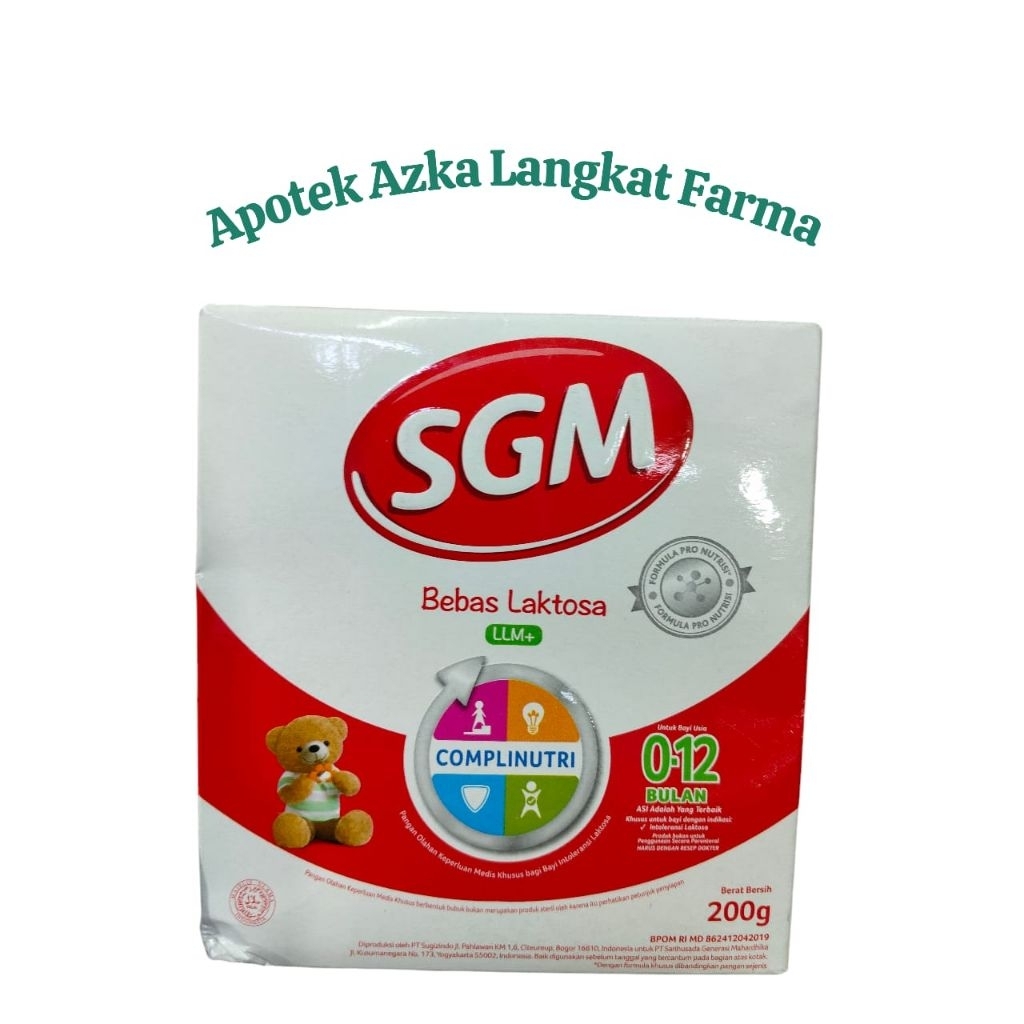 Susu Pertumbuhan SGM LLM+ 0-12 Bulan 200 Gr