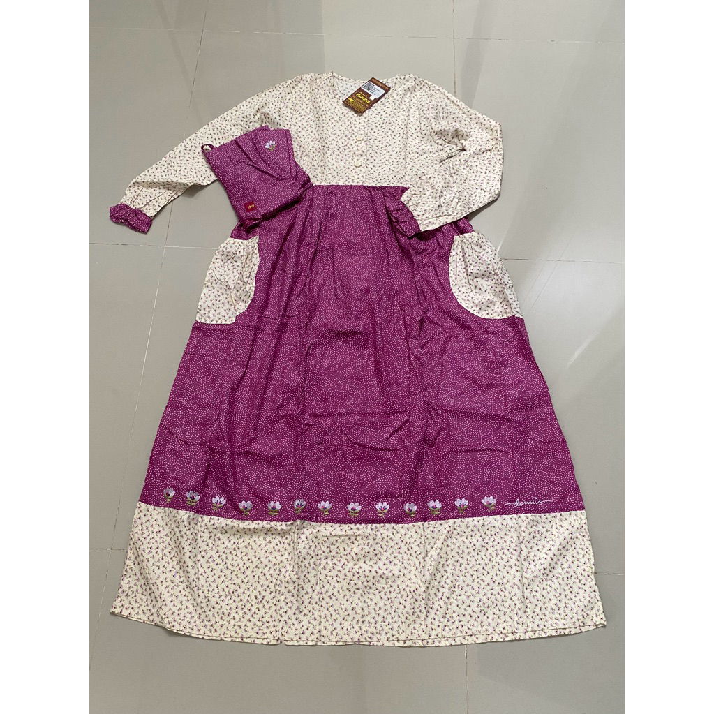 Rumah Dannis | Baju Muslim Anak Perempuan Size 10 Usia 10-11 Tahun Gamis Setelan Lebaran Dannis