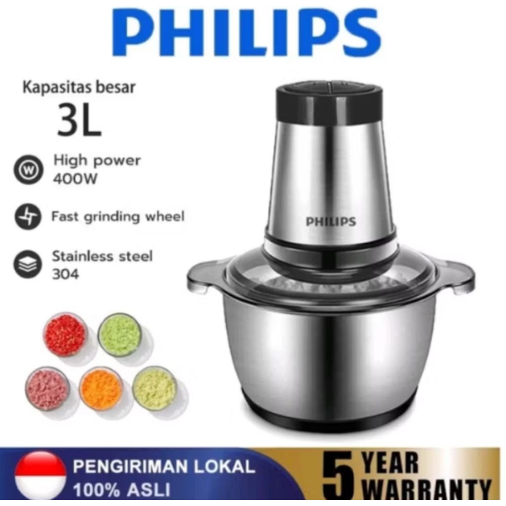 PROMO Chopper Daging Philips/Blender Philips choper Daging dan Bumbu Multifungsi