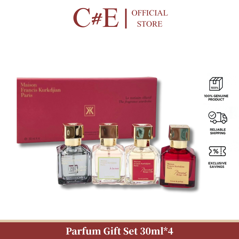 Parfum baccarat GIFT SET 30ml x 4pc/Maison Francis Kurkdjian Baccarat Rouge 540 EXTRAIT DE PARFUM ED