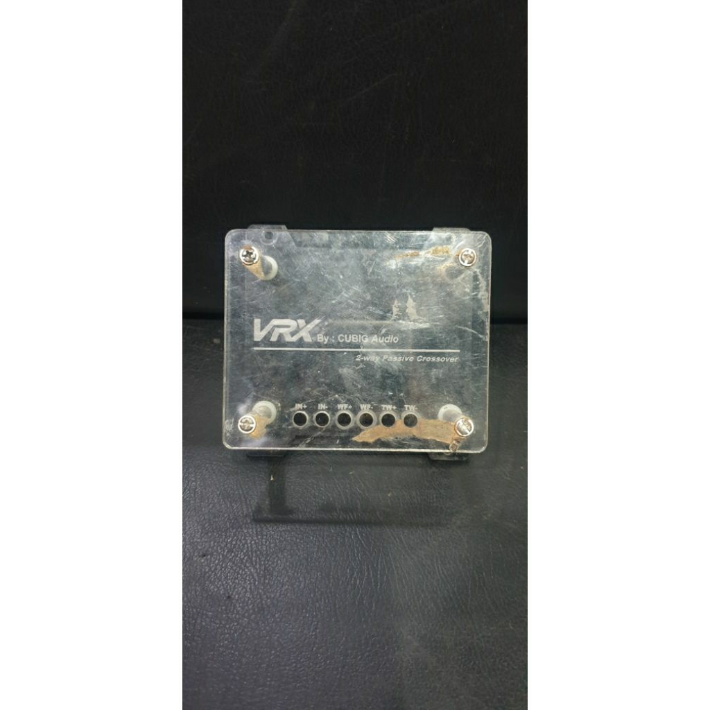 Casing akrilik passive pasif crossover audio Cubig VRX 2 way bekas