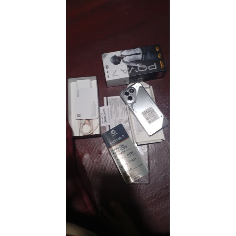 Belum Lama Beli Hape Tecno Pova 7 4G (8GB+8GB/256GB) Fullset