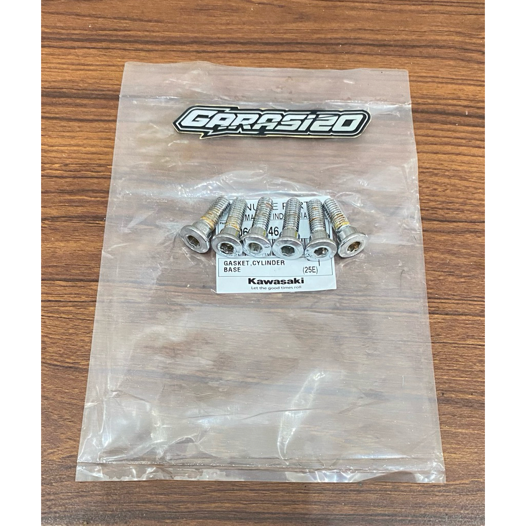 Baut disk cakram belakang ninja r ss rr old rr new original chrome