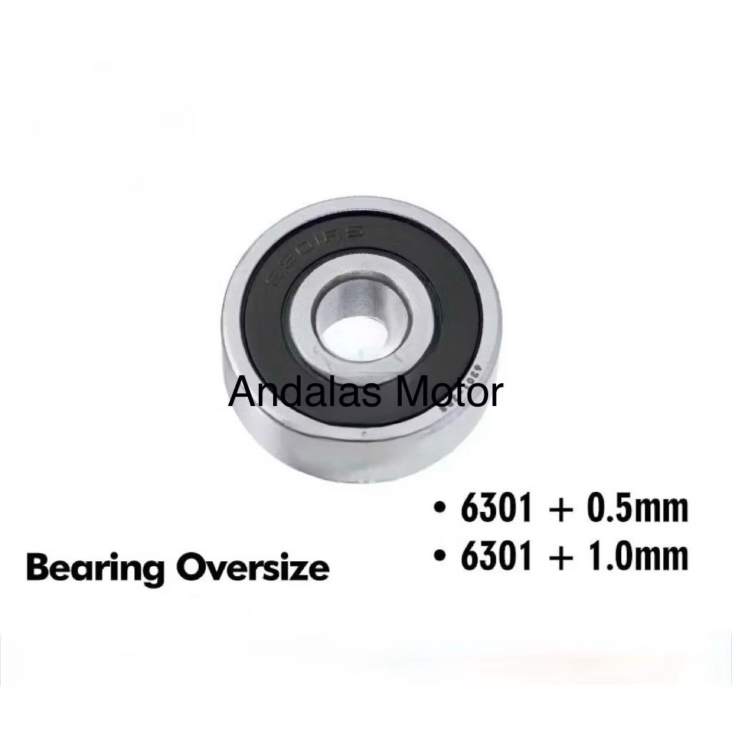 Laher lahar Bearing Oversize 6301 + 0.5 1.0 mm Modif