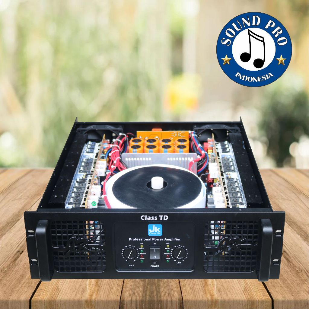 Power Amplifier TD class Jk coustic JTD 3300 Pro 2 x 3300 watt