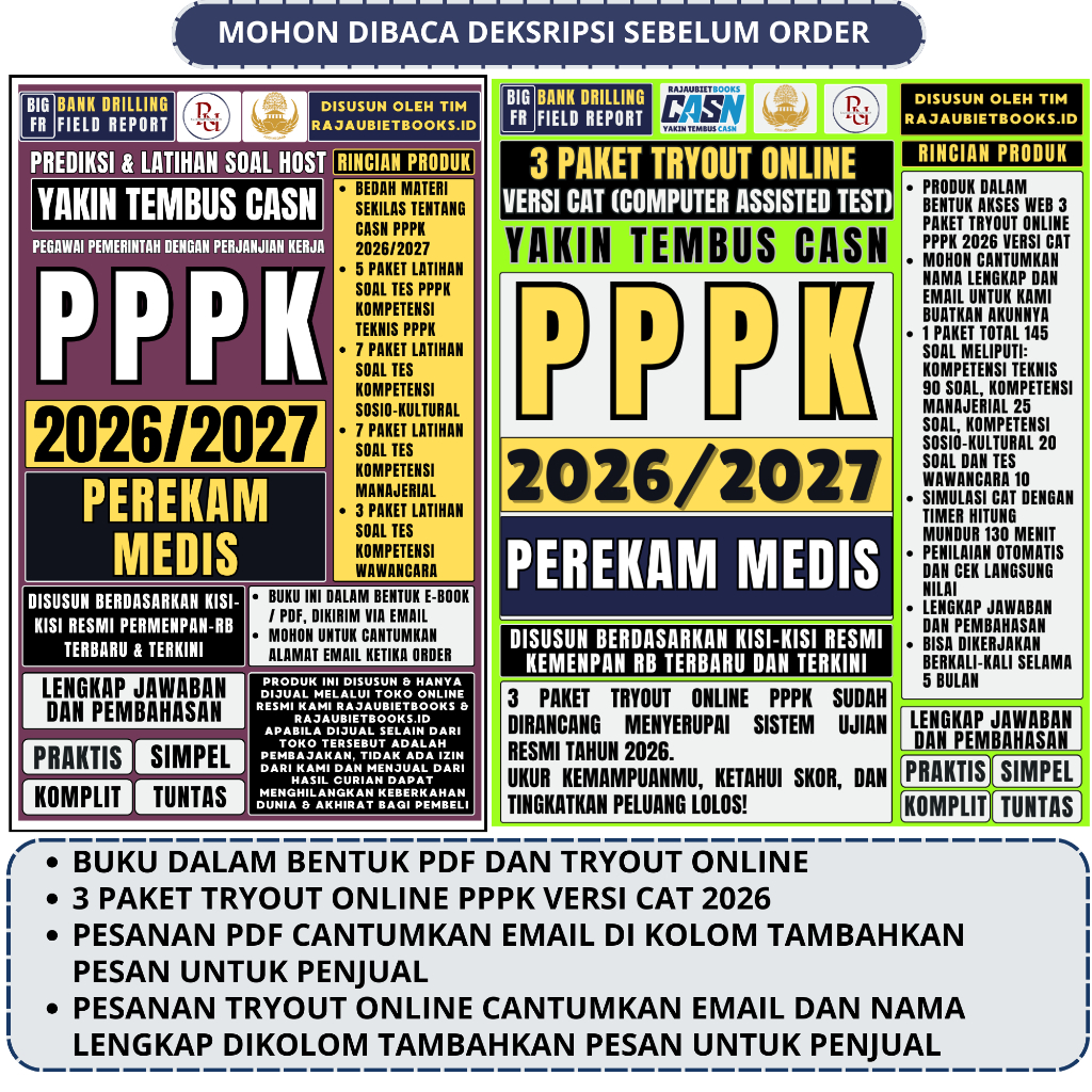 BUKU PPPK PEREKAM MEDIS TENAGA KESEHATAN 2026/2027