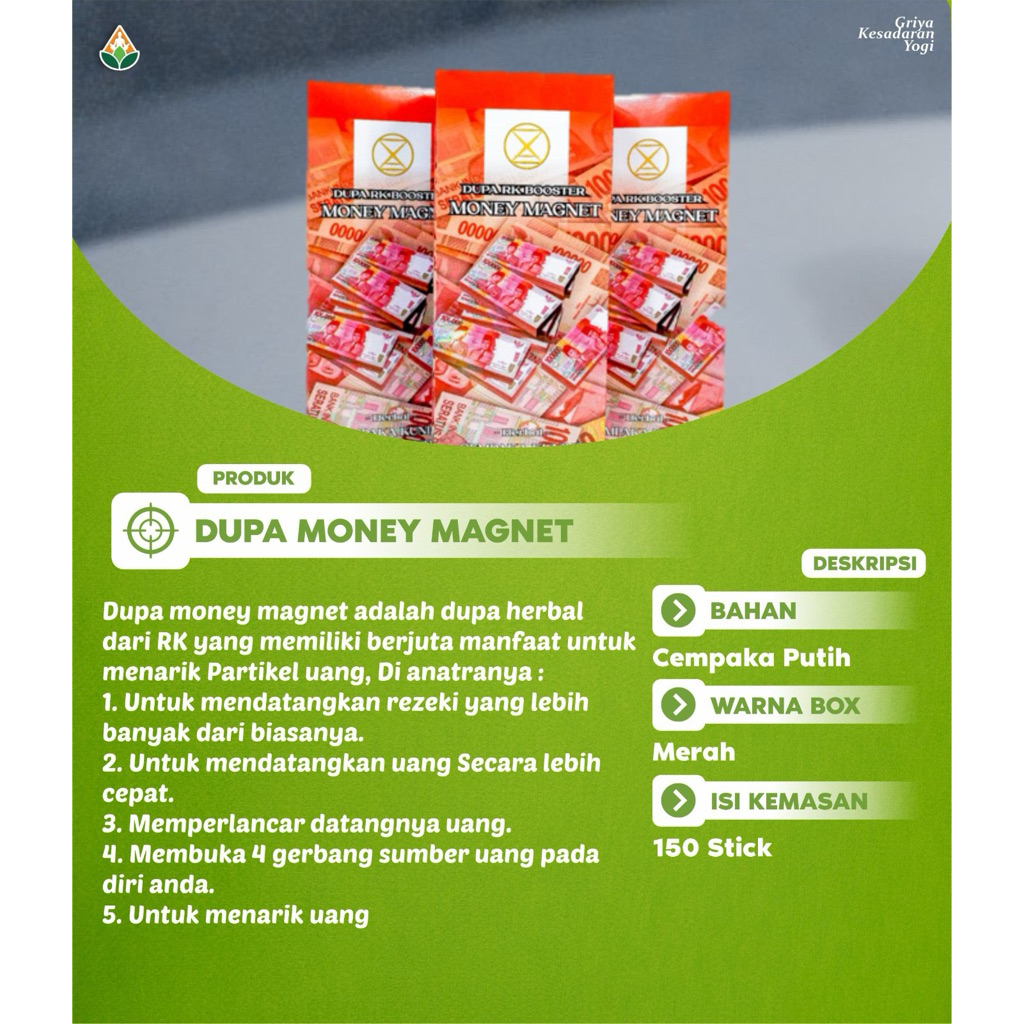DUPA RK BOOSTER MONEY MAGNET