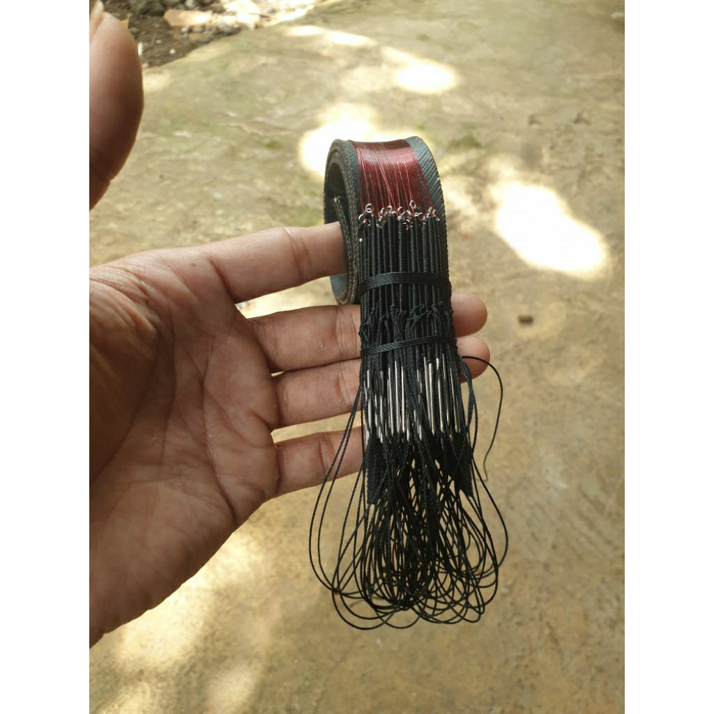 racik jerat tekukur 35 40 sama 50 mata