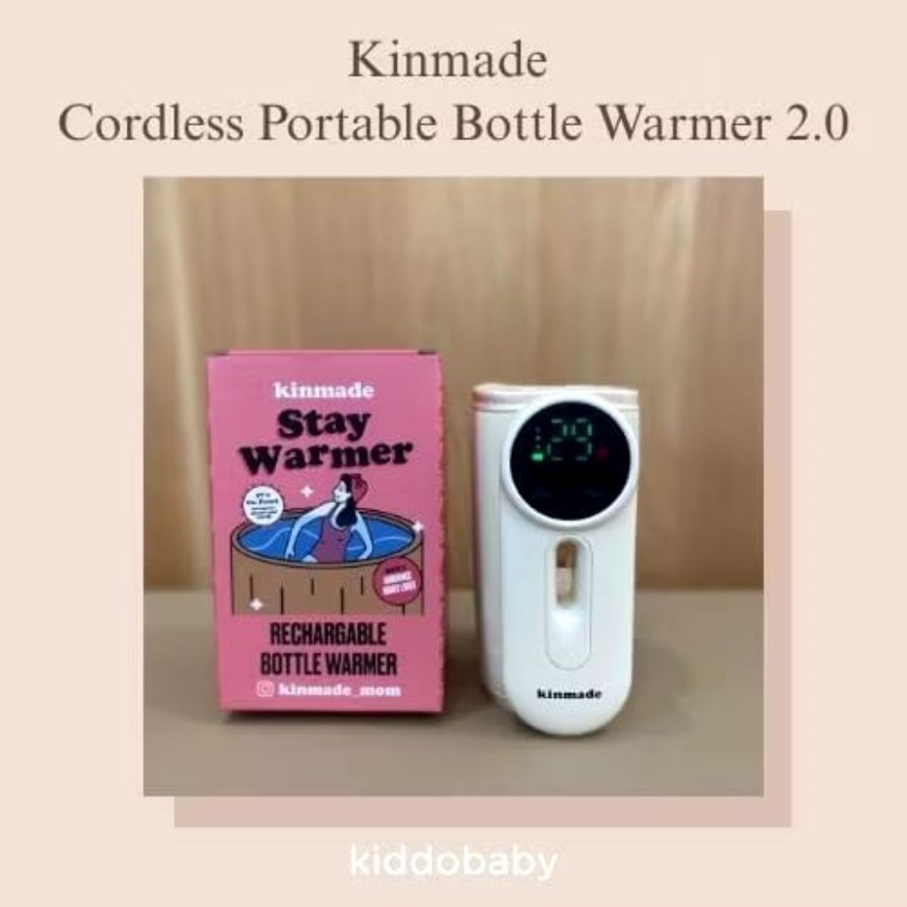 Kinmade Cordless Portable Bottle Warmer| Pemanas Botol Asip Tanpa Kab