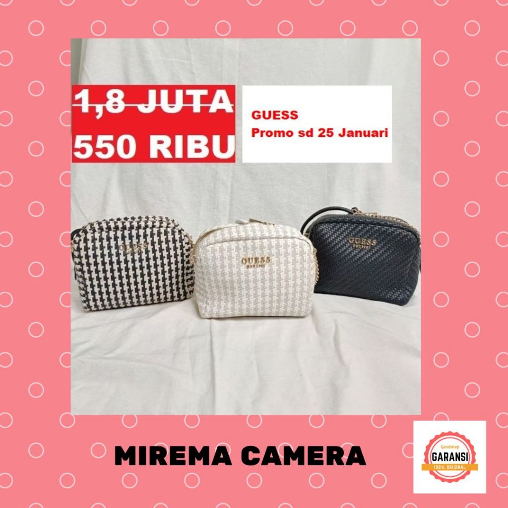 Tas Guess wanita seri MIREMA CAMERA sling bag sale original store