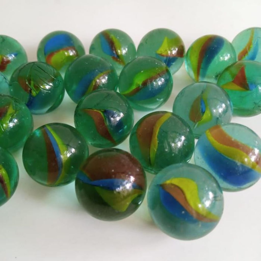 Kelereng Belimbing Susu isi 100 pcs mainan gundu jadul