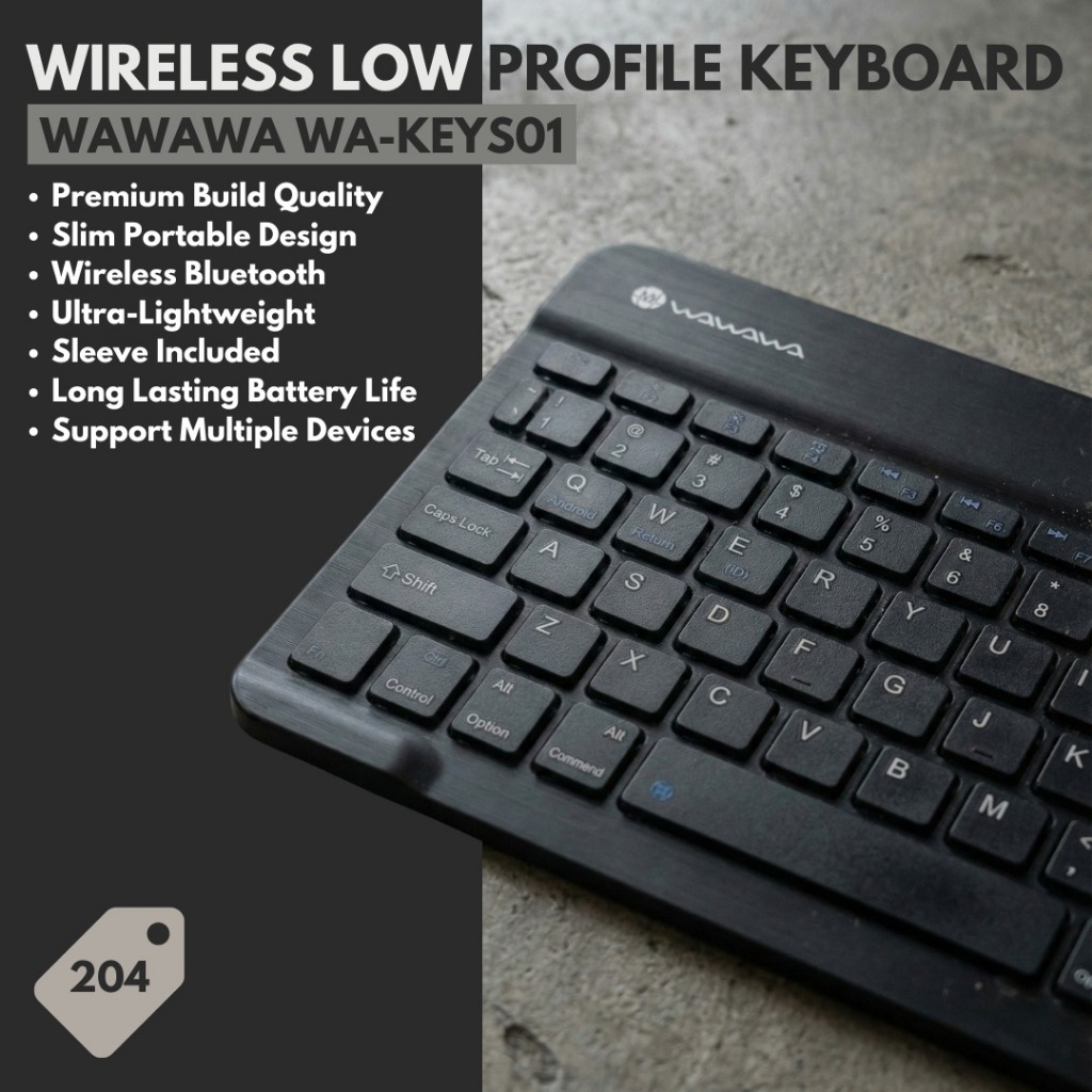 WAWAWA WA-KEY01Keyboard Wireless Long Last Battery
