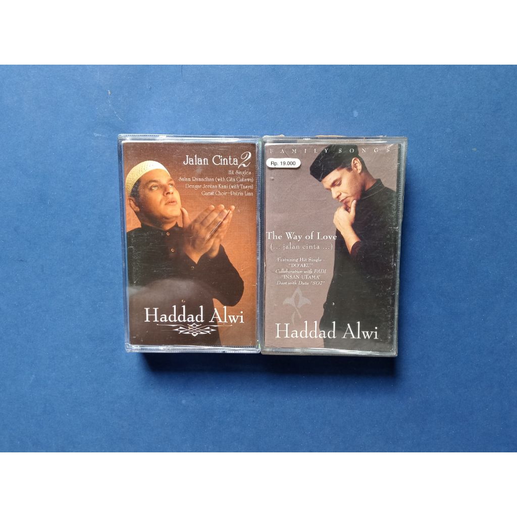 Kaset Pita Religi Seri Islami Haddad Alwi Album Jalan Cinta 1 & Jalan Cinta 2 Prod Sony Music Intert