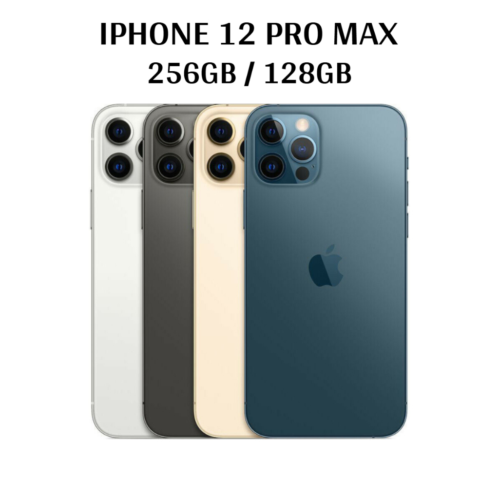 IP 12 Pro Max 128GB/256GB | Full Set | Original iBox Garansi Resmi | Mulus Like New
