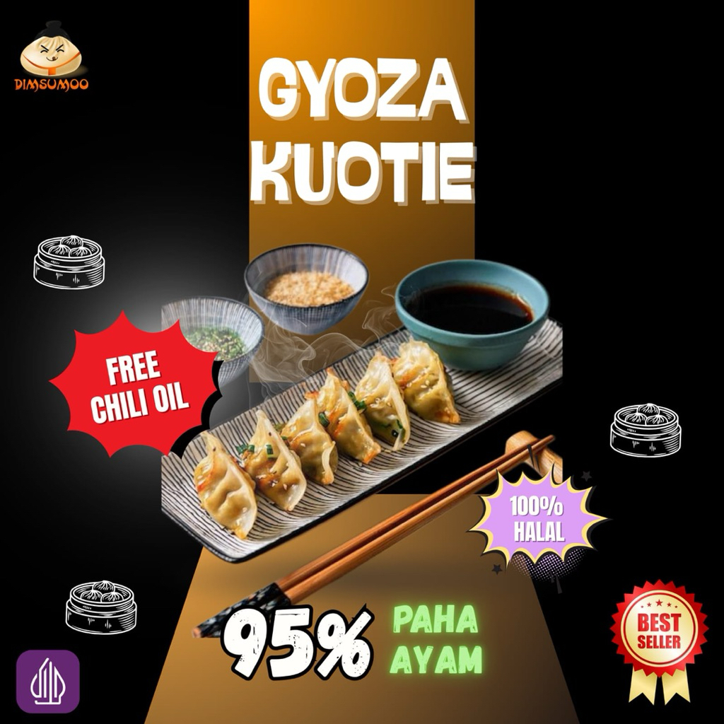 Gyoza Kuotie Dimsum PREMIUM 100% Halal