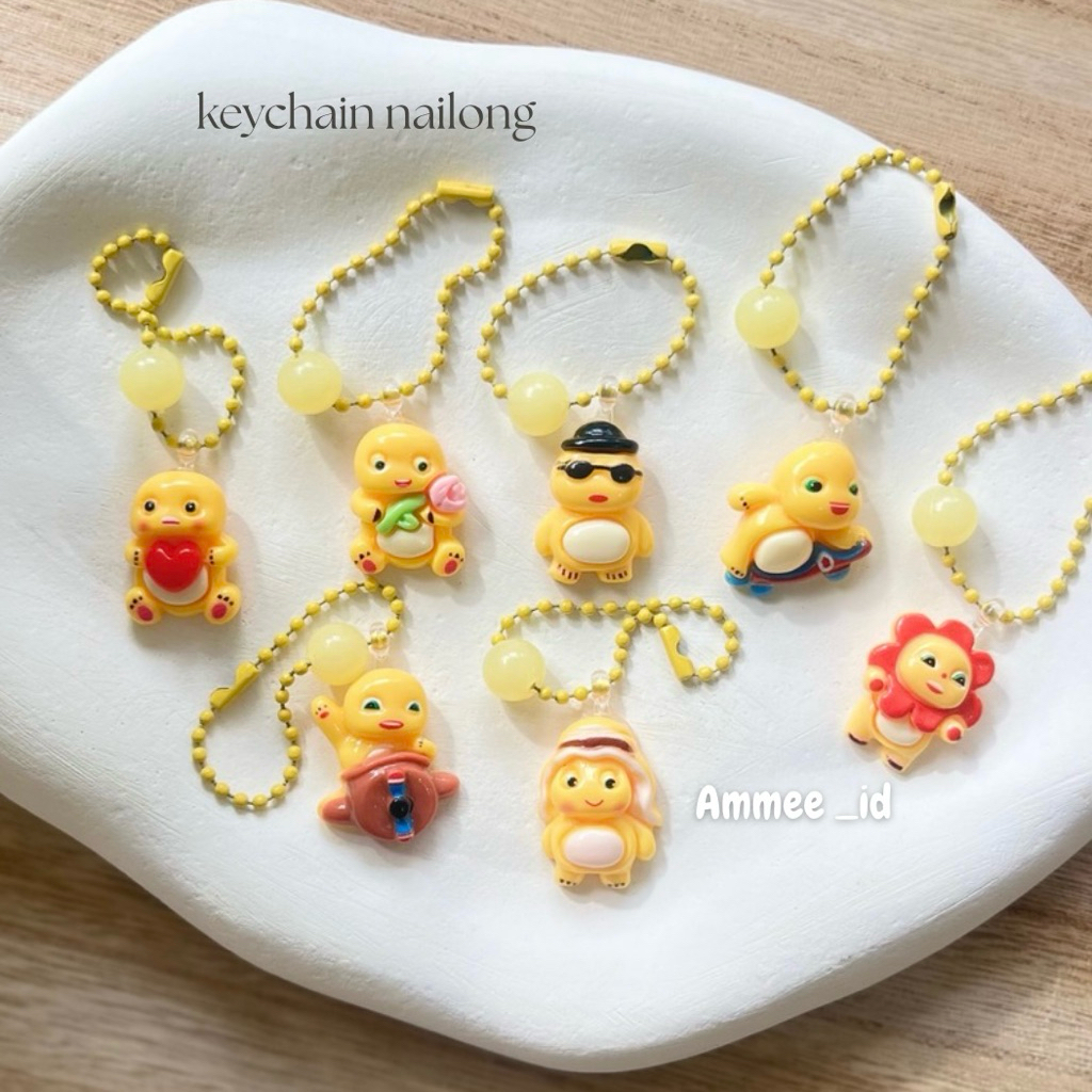 keychain nailong simple / Keychain premium nailong lucu / keychain nailong couple