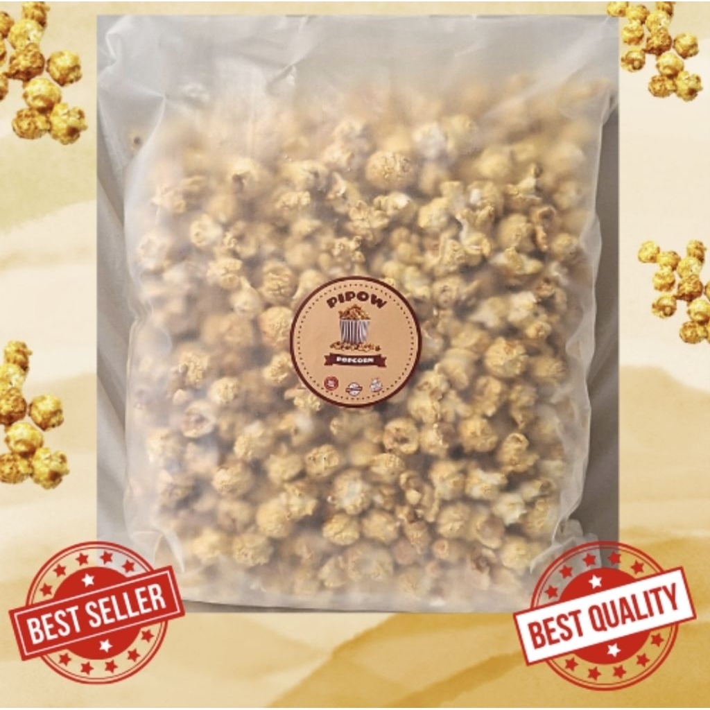 Popcorn Caramel Mushroom 500gr pipow popcorn