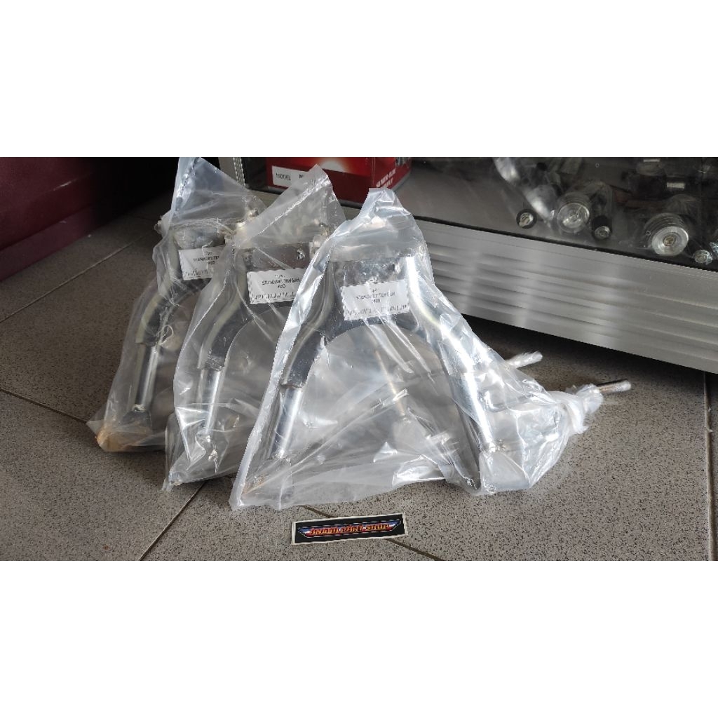 STANDAR TENGAH MIO CHROME PEDAL TRAP MIO STANDAR SAMPING CHROME