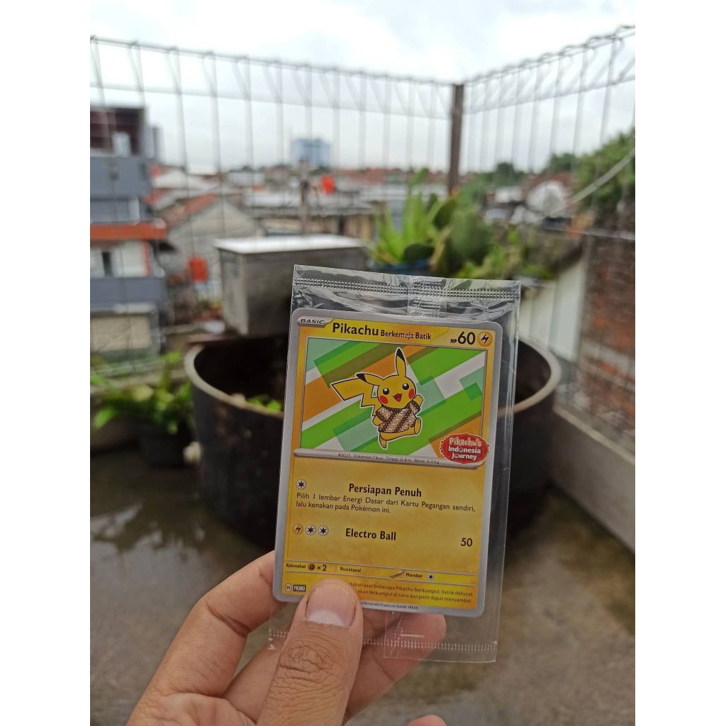 Pikachu batik V1 hijau