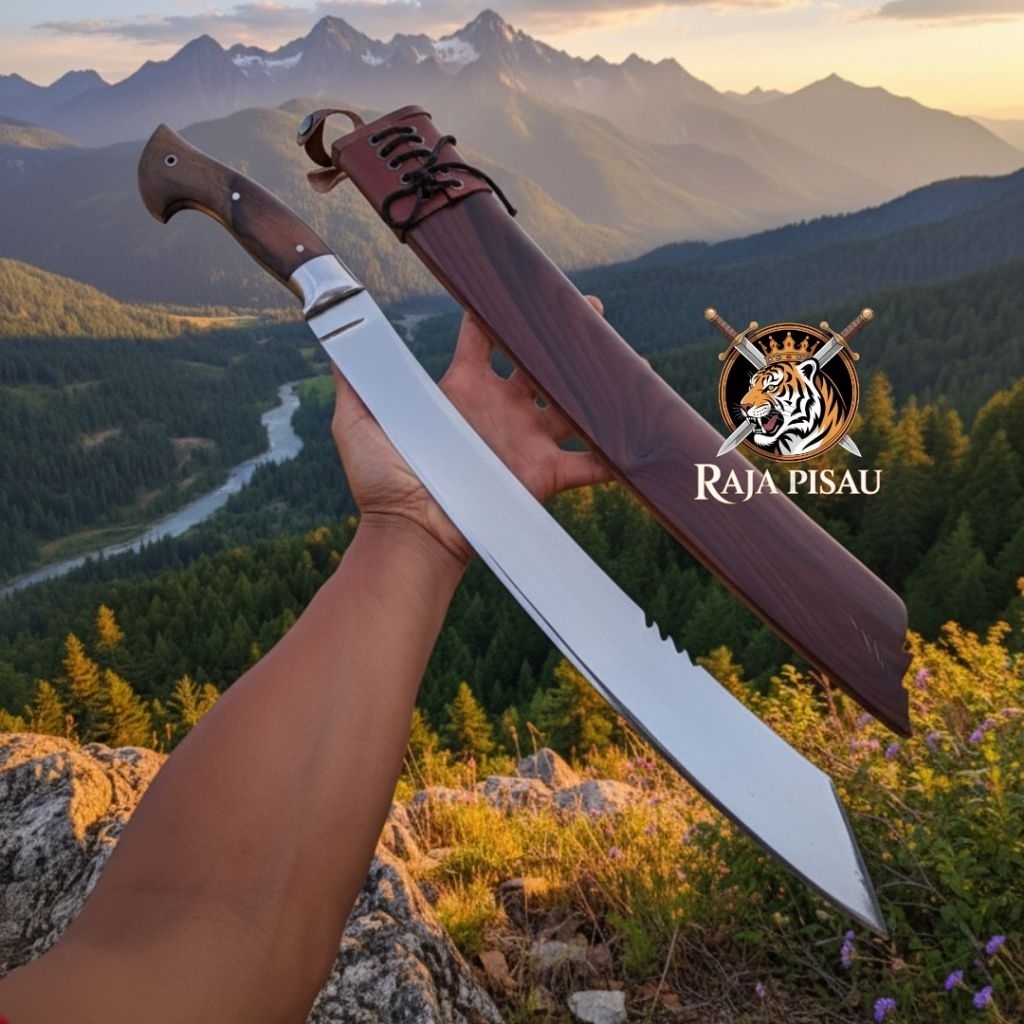 [RAJA PISAU] golok berkebun Panjang siap berburu gagang FULTANG