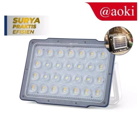AOKI Lampu Sorot Solar Multifungsi – LED Terang, Power Bank, Magnet, Tripod, Lampu Darurat -Ahoky Sh