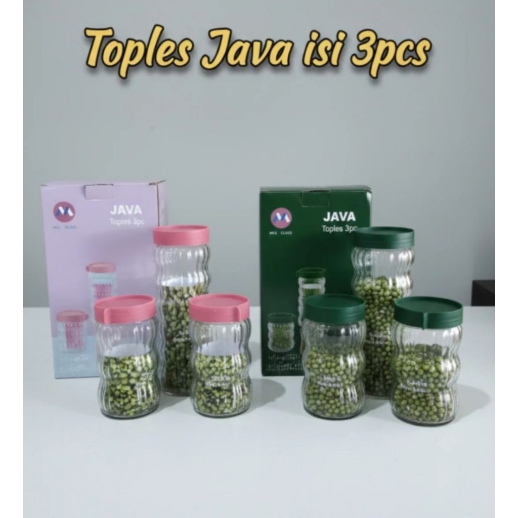 Toples Set Java 3in1 / Toples Set Java Isi 3pcs / Toples Lebaran Java