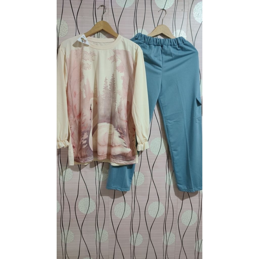 SETELAN CELANA CARGO WANITA BY SIJISO