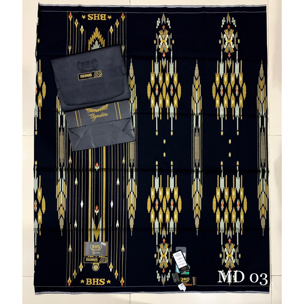 Sarung BHS Signature- Masterpiece  Medium Size - Motif SGL SSH SGD SIH KGD Original - Dompet Kulit
