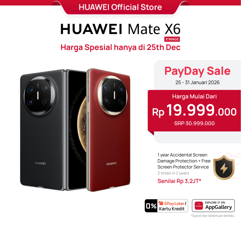 HUAWEI Mate X6 Smartphone | Ultra Slim and Durable | Ultra Chroma Camera | Ultra-long Battery Life