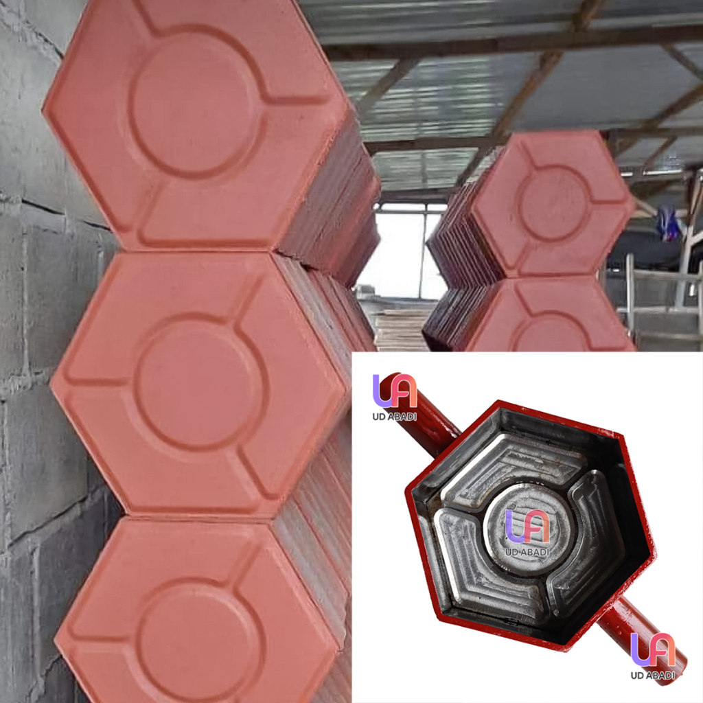 CETAKAN PAVING SEGI ENAM // PAVING HEXAGONAL