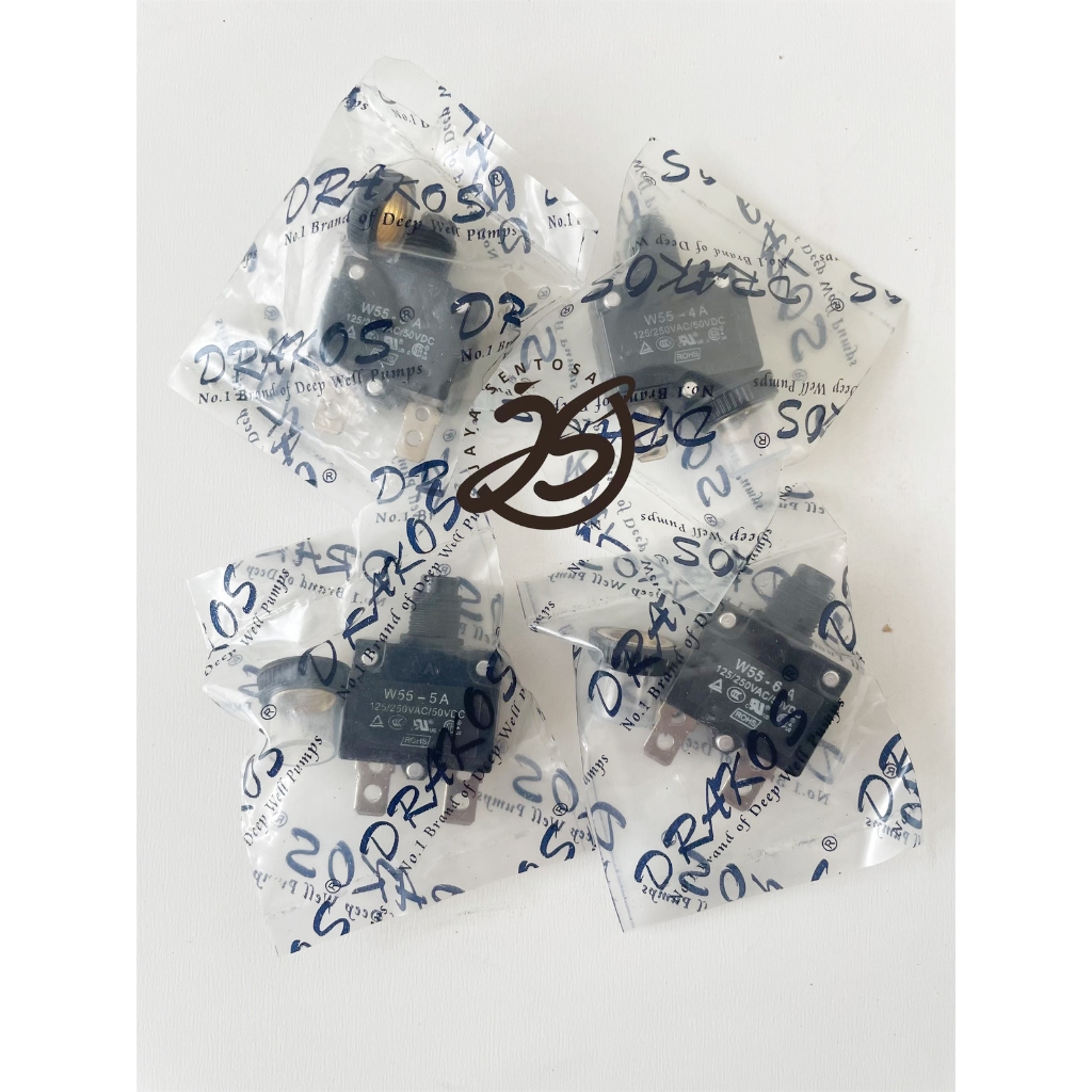 OVERLOAD POMPA AIR SUBMERSIBLE 3A 4A 5A 6A ups WOKEMA DRAKOS W55 OVERLOAD POMPA SIBEL W55 3A UPS STA