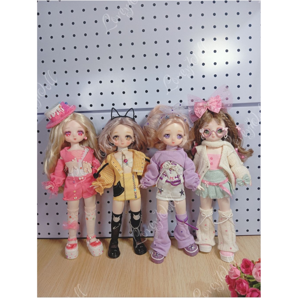 LoveyDoll Restyle Bjd Doll 30cm Anime Doll Mainan Anak Koleksi