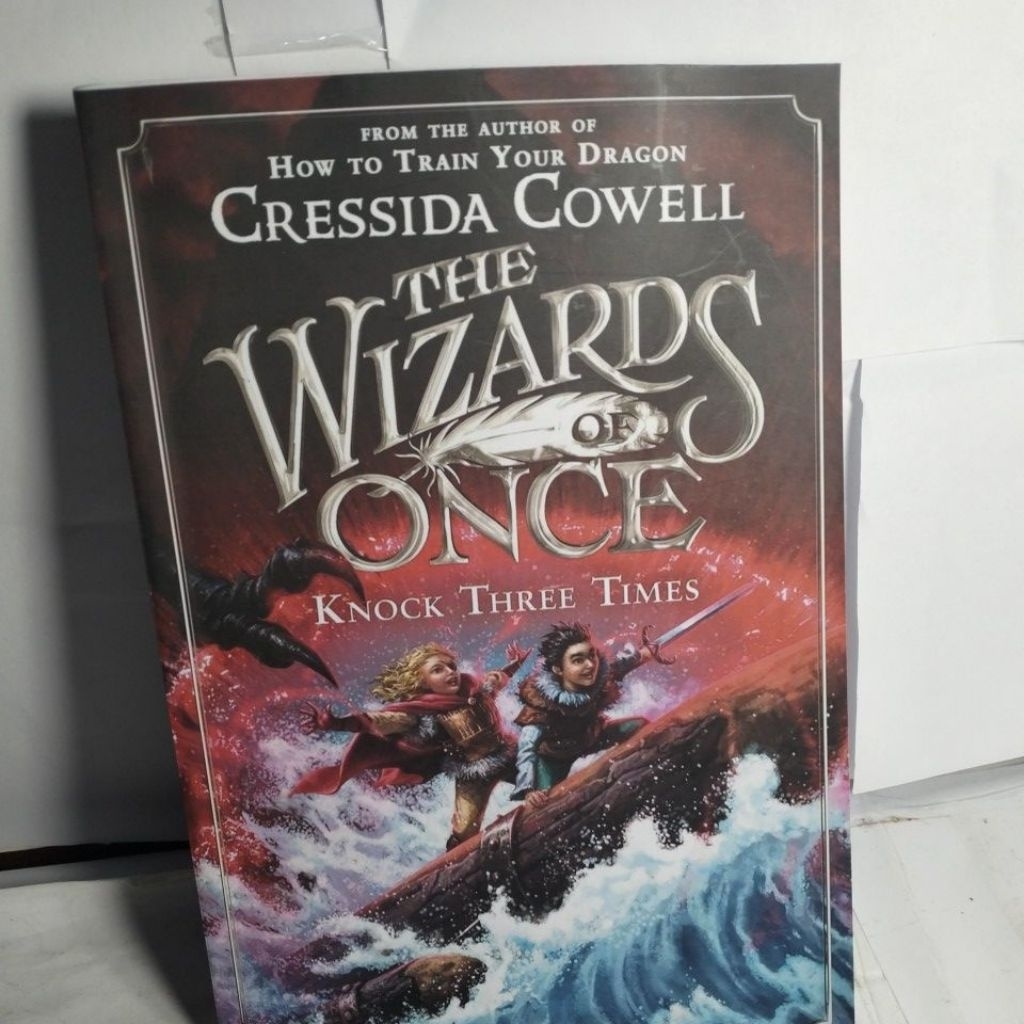 NOVEL THE WIZARDS OF ONCE KNOCK THREE TIMES