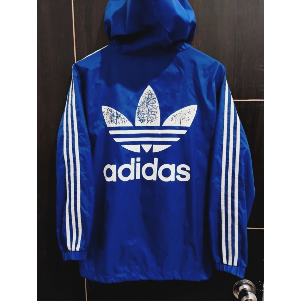 windbreaker adidas trefoil