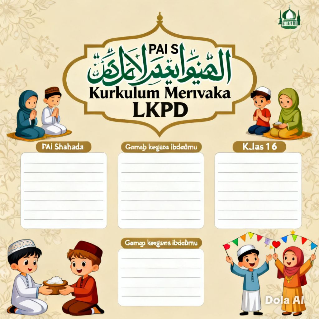LKPD PAI SD Kelas 1-6 Kirikulum merdeka