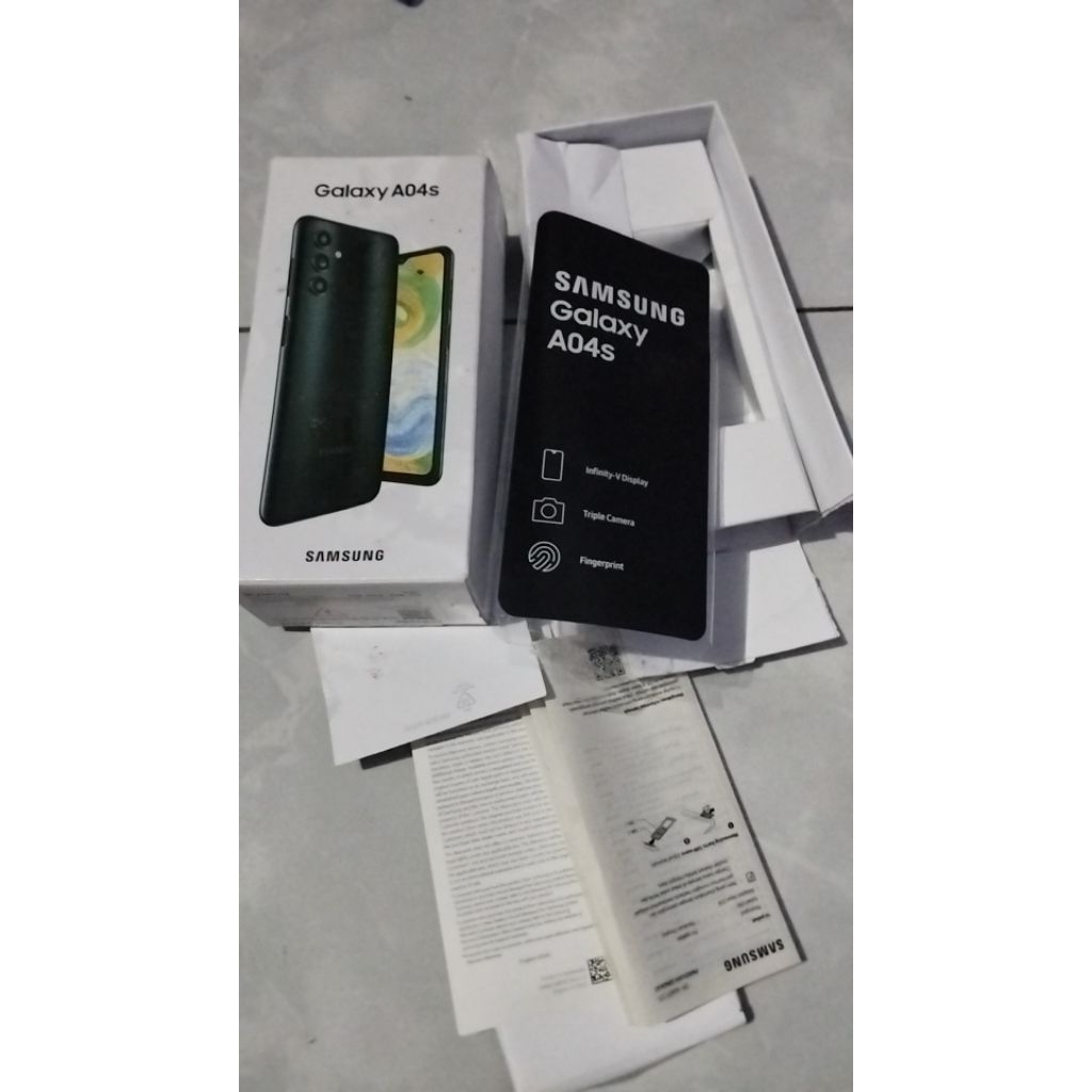dusbox hp samsung galaxy A04S ram 4 rom 64 green