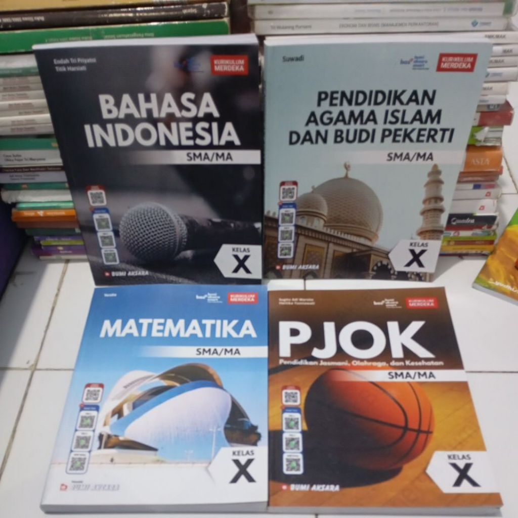 BUKU PAKET KELAS 10/1 SMA BUMI AKSARA KURIKULUM MERDEKA//bahasa Indonesia//PAI//Matematika//PJOK//ip