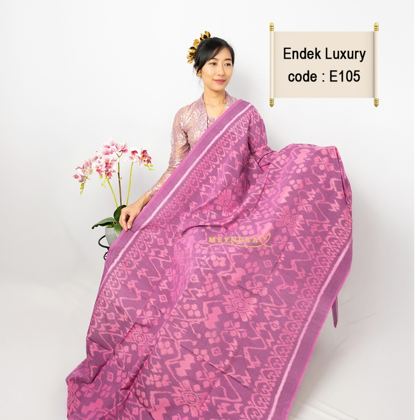 MEYNDRA BUSANA--Endek Semi Mastuli/Endek Tenun Lasem/Endek Premium Bali/Endek Bali (TANPA SELENDANG)