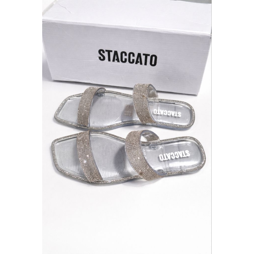 NEW sandal wanita staccato / sandal wanita staccato bling / sandal wanita staccato size 38