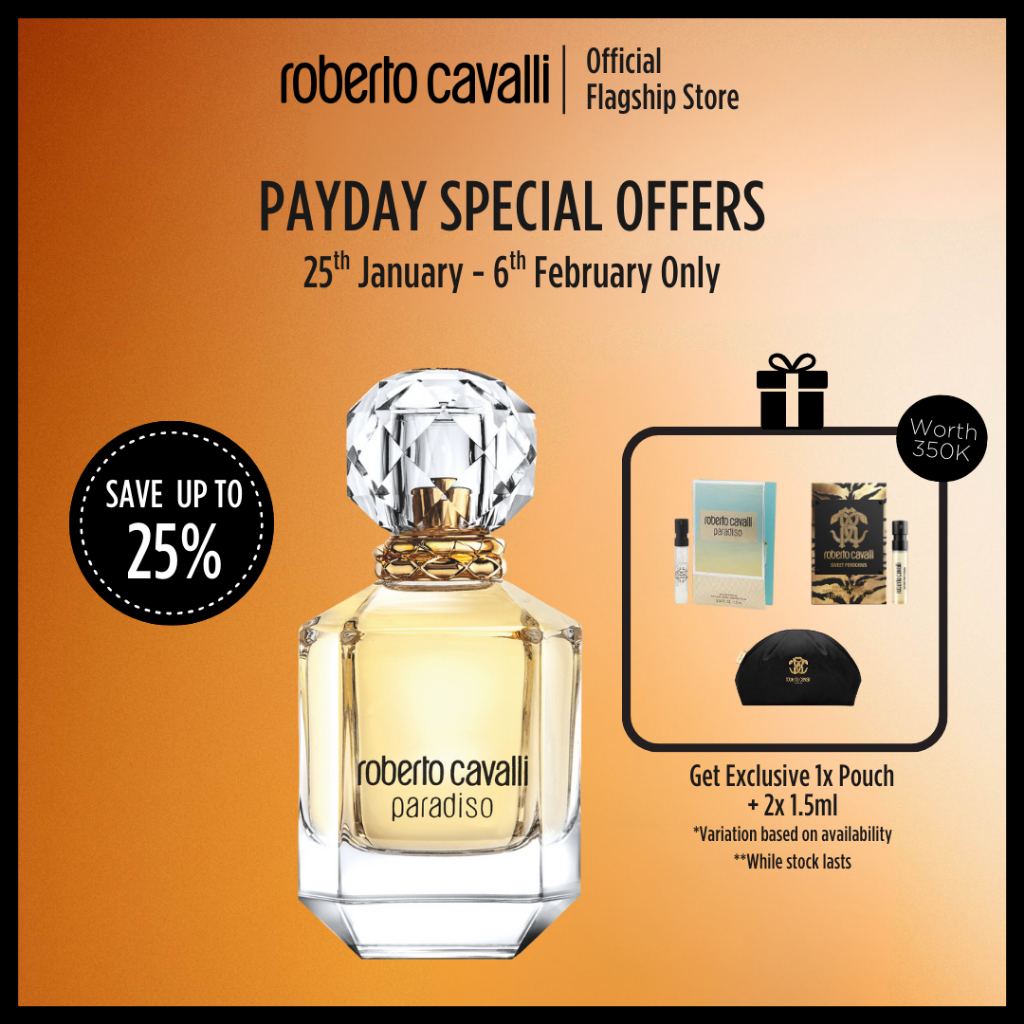 Roberto Cavalli Paradiso EDP 75ml - Parfum Wanita