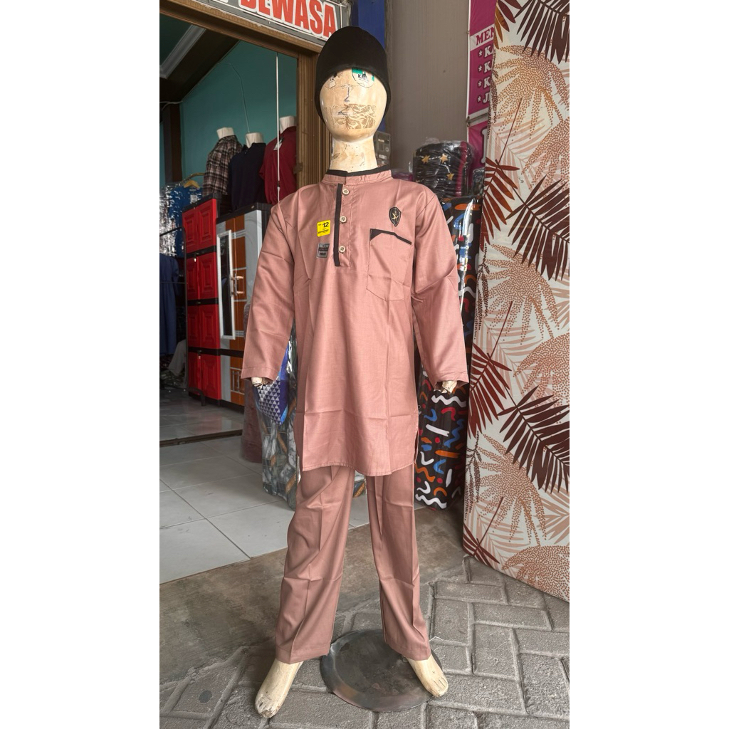 Set Kurta anak 2th-15th premium deluxe set kurta anak tanggung