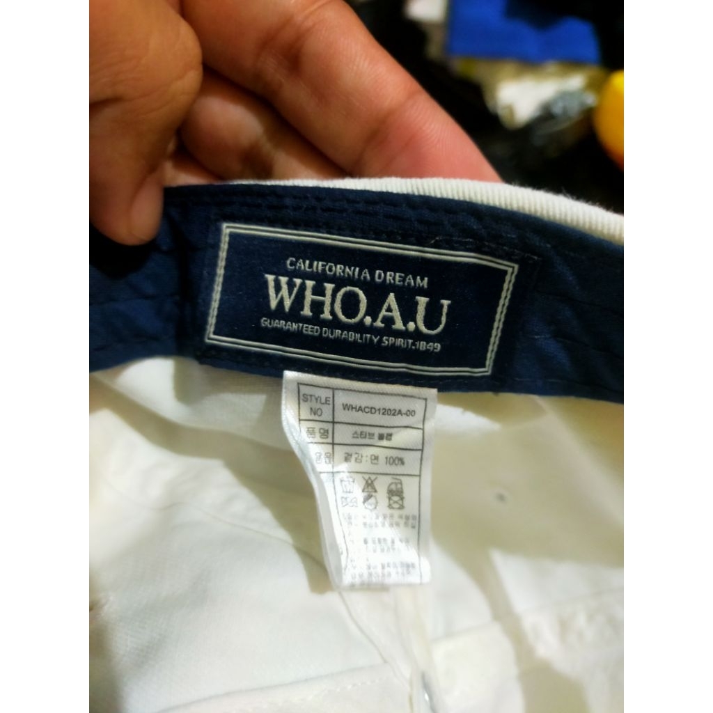 topi caps WHO.AU fulltag