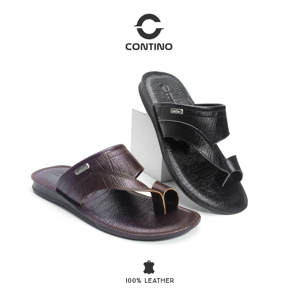 Sandal Jepit Kulit Asli original 100% Sandal Jepit Pria - Sandal Kulit Pria - Sandal Kasual Pria