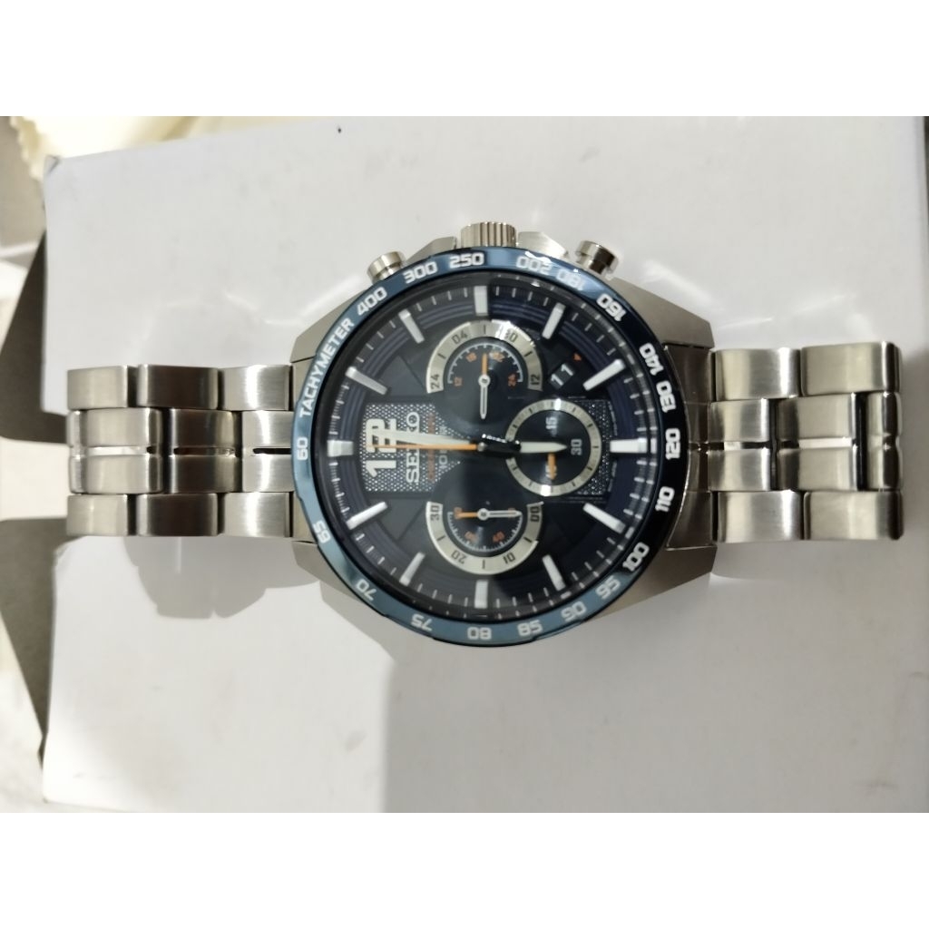 jam tangan seiko Chronograph SSB345
