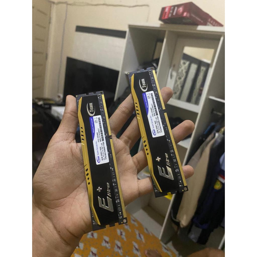 RAM TEAM GROUP 16GB 8x2 1600Mhz SECOND, NORMAL