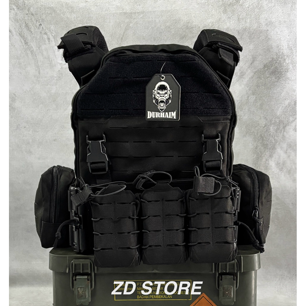 Body Vest Durhaim Model BLACK MAMBA MK 2/Body Vest BLACK MAMBA LASER CUT TACTICAL