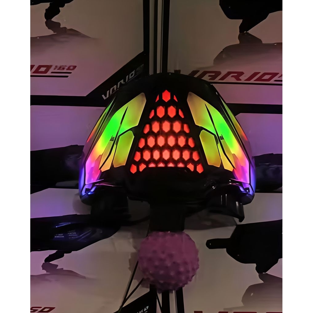 Stoplamp RGB Honda Beat Deluxe 2020-2024 Beat Street Lampu Belakang LED Running Variasi