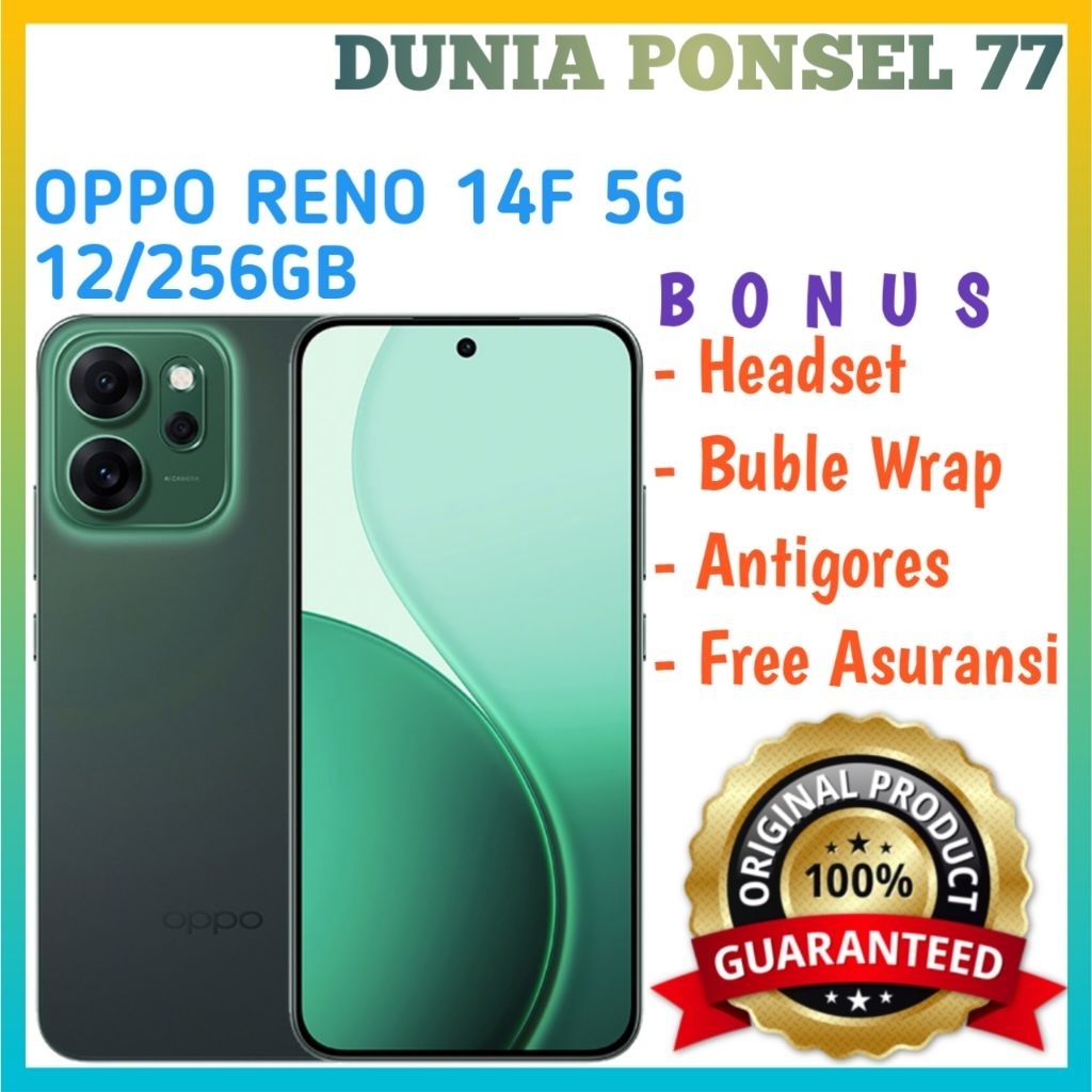TERMURAH DI SHOPEE OPPO RENO 14F 5G NFC 12/256GB | OPPO RENO 14 F 5G