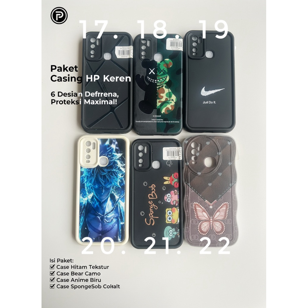 Casing Vivo Y30 Y50 Case Premium Style & Protection - Softcase Karakter Aesthetic Terbaru