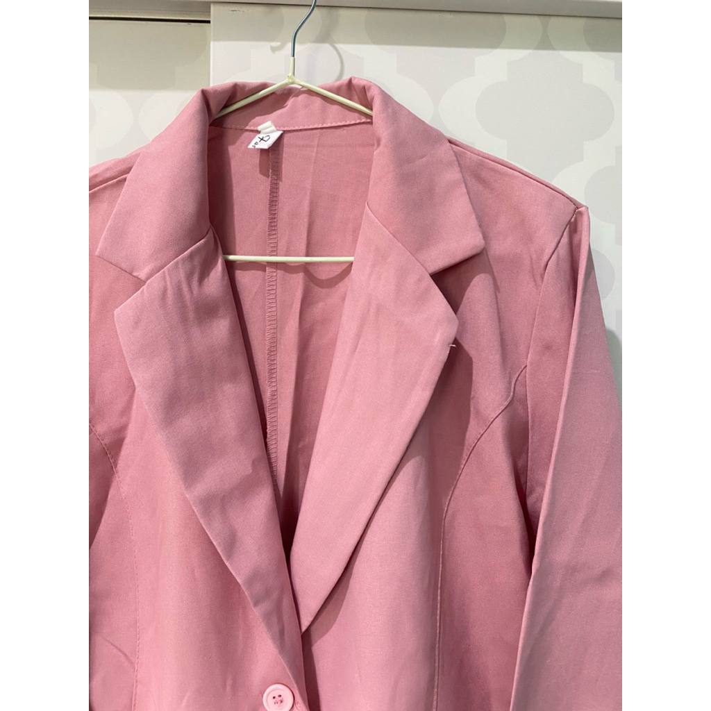 Blazer Pink Wanita | Blazer Wanita Murah | Blazer Kerja Blazer Formal